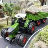 Élethű 42cm-es Farm Traktor Játékkészlet Pótkocsival - Gyerekeknek Szánt Mezőgazdasági Játékmodell