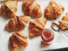 Croissant tésztavágó eszköz sütéshez és péksütemény készítéshez