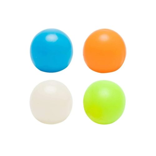 4pcs Fluorescent sticky wall ball fluorescent