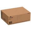 Acél postaláda plexi betekintővel és újságtartóval 