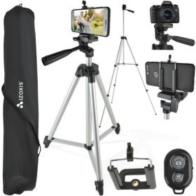 Tripod állvány bluetooth-os távirányítóval