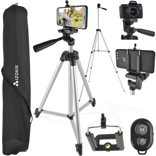 Tripod állvány bluetooth-os távirányítóval