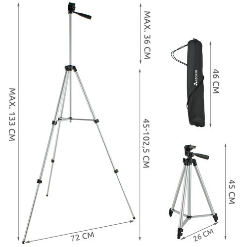 Tripod állvány bluetooth-os távirányítóval