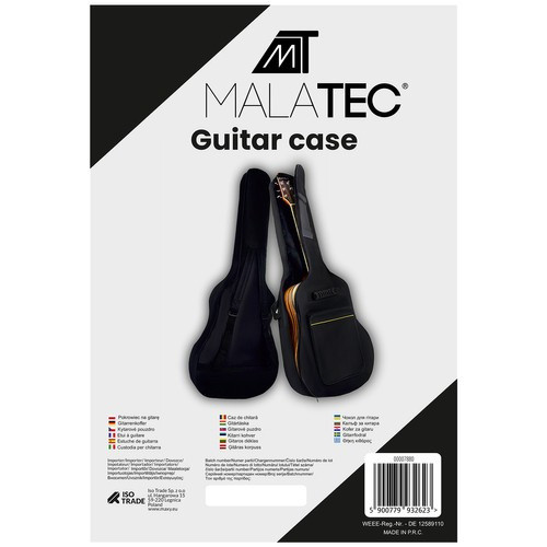 Vízálló gitártok, fekete