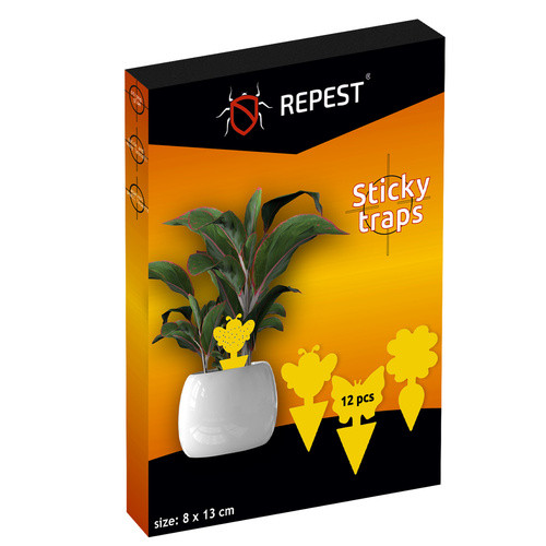 Rovarfogó ragacs, lap rovarcsapda (12 db) - Repest
