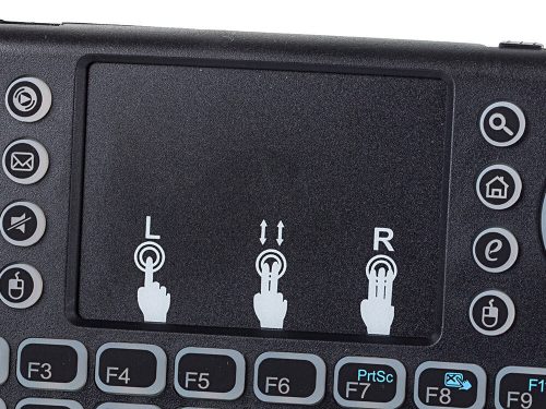 Vezeték nélküli mini billentyűzet (USB stick csatlakozás)