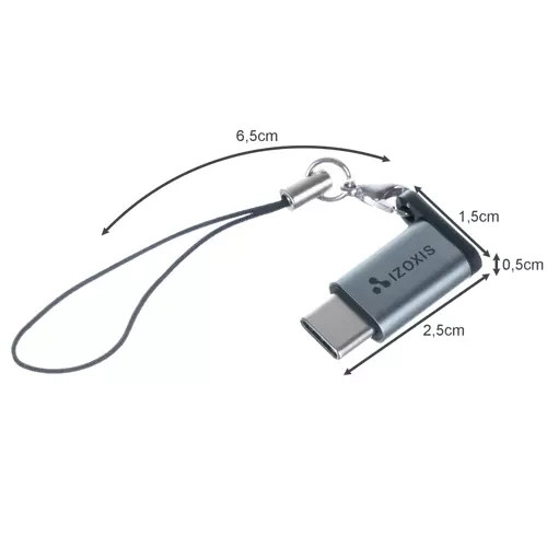 USB-C és MicroUSB (2.0) átalakító adapter - Izoxis