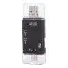 USB C - USB A csatlakozású microSD kártya olvasó 