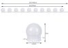 LED világítás sminktükörre
