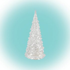 LED-es asztali dísz, fenyőfa