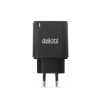 Delight Hálózati Adapter USB + Type-C PD20W gyorstöltéssel - fekete