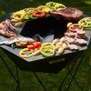 Barbecook BC-WOO-6016 Rila tűzkosár és grill, 80x75x71cm