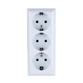   GAO 0312H Business Line IP20 3 férőhelyes földelt aljzat, 3 férőhelyes földelt csatlakozóaljzat, beltéri, 230 V~ / 50 Hz / 16 A,