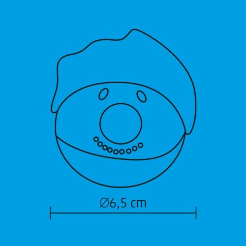 Home KID 65 hóember gömb, 1 db LED, piros, villogó