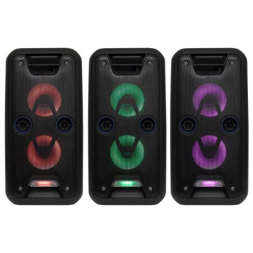 SAL PAR 2200BT hordozható party hangdoboz, 120 W, BT, FM rádió, AUX, MP3 felvétel, automatikus gyorstöltés