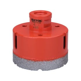   EXTOL PREMIUM körkivágó csempére, gyémánt vágóél; 65mm × M14, sarokcsiszolóba fogható