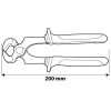 NEO TOOLS HOMLOKCSÍPŐ FOGÓ 200MM 25 év garanciával 01-022