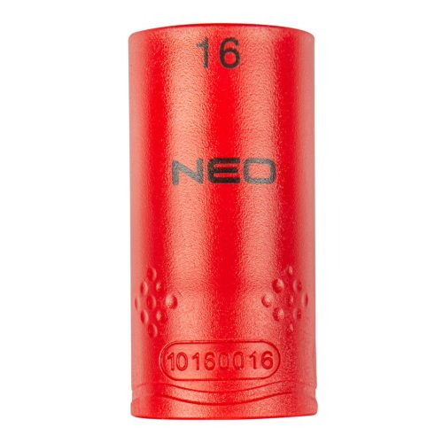 NEO TOOLS Dugókulcs 6-lapú 1/2" 16mm 1000V, szigetelt 25 év garanciával 01-186