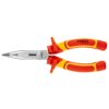 NEO TOOLS Hajlított csőrű fogó 1000V, szigetelt, 180mm (7"), CrV, polírozott 25 év garanciával 01-228