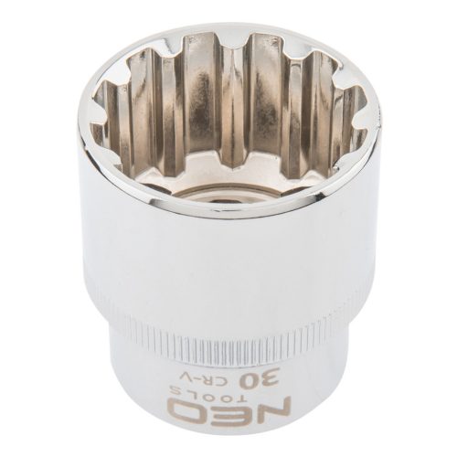 NEO TOOLS Dugókulcs 30mm, 1/2", SPLINE 25 év garanciával 08-598