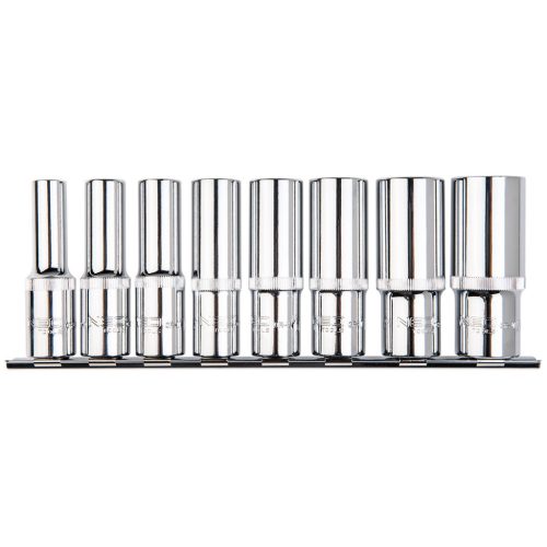 NEO TOOLS Dugókulcskészlet 8db 1/2" hosszú SPLINE 25 év garanciával 08-650
