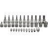 NEO TOOLS Torxbit és kulcskészlet 3/8", 34db 08-711