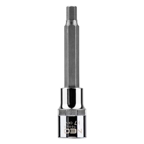 NEO TOOLS Imbusz dugókulcs 1/2'' H7, 100mm 25 év garanciával 08-782