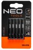 NEO TOOLS Torziós ütvecsavarozó bitek S2, 50mm, PH2, 5db 09-576