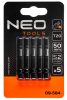 NEO TOOLS Torziós ütvecsavarozó bitek S2, 50mm, T20, 5db 09-584