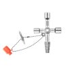 NEO TOOLS Univerzális épületgépészeti kulcs, fűtés, szaniter, klíma, szellőzés, elektro, gáz, víz 25 év garanciával 01-402