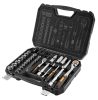 NEO TOOLS Dugókulcskészlet + bitkészlet 1/2", 1/4", 73db 25 év garanciával 10-054