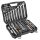 NEO TOOLS Dugókulcskészlet + szerszámkészlet 1/2", 1/4", 82db, ECO 25 év garanciával 10-058