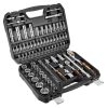 NEO TOOLS Dugókulcskészlet + bitkészlet 1/4", 1/2", 86db 25 év garanciával 10-060