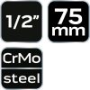 NEO TOOLS Hosszabító szár ütvecsavarozókhoz 1/2" 75mm 10-251