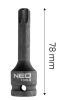 NEO TOOLS Torziós bit ütvecsavarozókhoz 1/2" T60 10-263