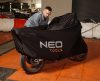 NEO TOOLS Motortakaró ponyva, 220x105x130cm, lélegző, beltéri 10-472