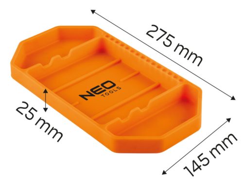 NEO TOOLS Szerszámtálca, szilikon, 27.5 x 14,5 x 2,5cm 25 év garanciával 10-480