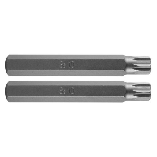 NEO TOOLS Spline bit, 3/8", M10x75mm, S2, 2db 10-908