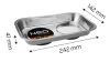 NEO TOOLS Mágneses tál 245x145mm, rozsdamentes 25 év garanciával 11-614