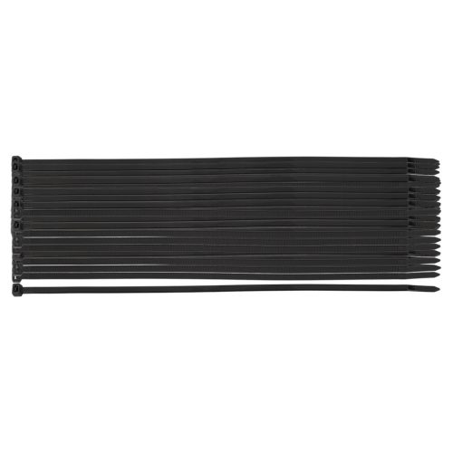 NEO TOOLS Kábelkötegelő, gyorskötöző, EXTREME, UV álló, fekete, 3,6x200mm, 100db/cs 01-628