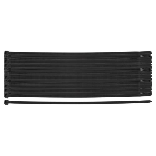 NEO TOOLS Kábelkötegelő, gyorskötöző, EXTREME, UV álló, fekete, 4,8x200mm, 100db/cs 01-633