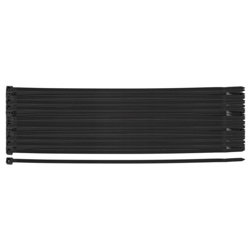 NEO TOOLS Kábelkötegelő, gyorskötöző, EXTREME, UV álló, fekete, 4,8x300mm, 100db/cs 01-635