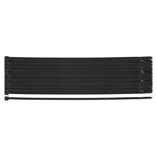 NEO TOOLS Kábelkötegelő, gyorskötöző, EXTREME, UV álló, fekete, 4,8x370mm, 50db/cs 01-636