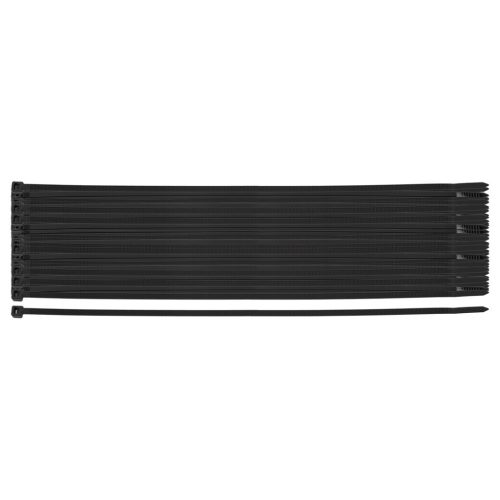 NEO TOOLS Kábelkötegelő, gyorskötöző, EXTREME, UV álló, fekete, 4,8x450mm, 50db/cs 01-637