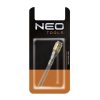 NEO TOOLS Pneumatikus gyorscsatlakozó, tömlővéges, védőrugós 4mm 12-600