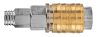 NEO TOOLS Pneumatikus gyorscsatlakozó, tömlővéges, védőrugós 6mm 12-601