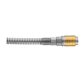   NEO TOOLS Pneumatikus gyorscsatlakozó, tömlővéges, védőrugós 8mm 12-602