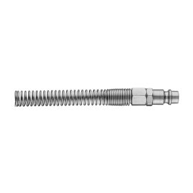   NEO TOOLS Pneumatikus gyorscsatlakozó ellendarab, 6mm tömlővéges, védőrugós 12-605