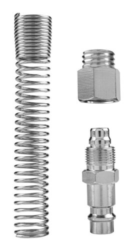 NEO TOOLS Pneumatikus gyorscsatlakozó ellendarab, 8mm tömlővéges, védőrugós 12-606