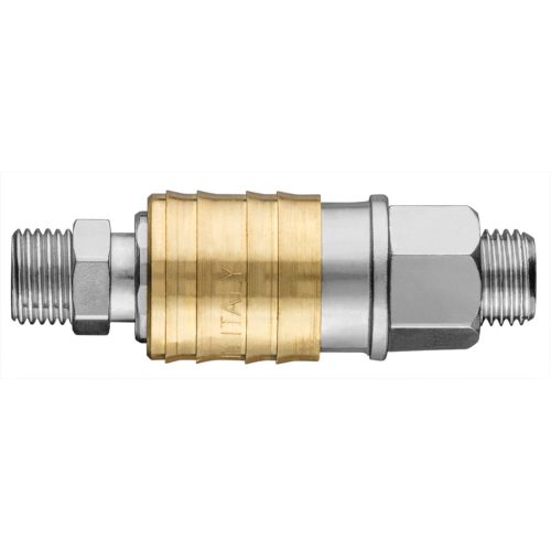 NEO TOOLS Pneumatikus gyorscsatlakozó + ellendarab, 1/4" külsőmenet 12-645